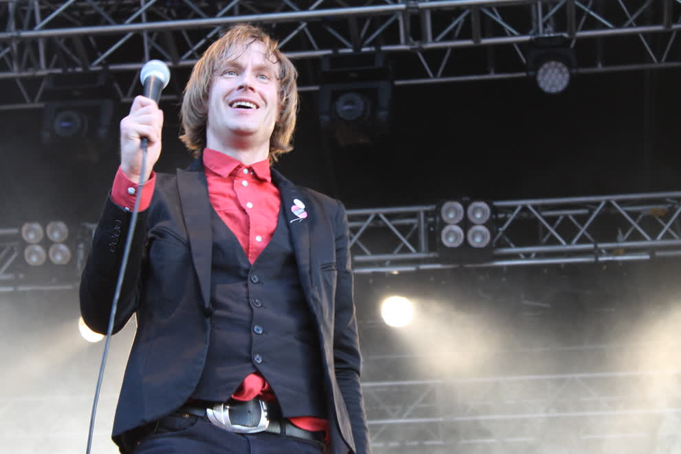 Dennis Lyxzén at Norway's Oya Festival. Pic by Sevana Ohandjanian