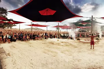 Rainbow Serpent ceremony in 2012