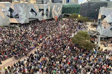Kazoo Orchestra in Federation Square