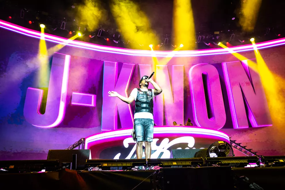 J-Kwon @ RNB Fridays Live, Marvel Stadium. Photos by Jaz Meadows