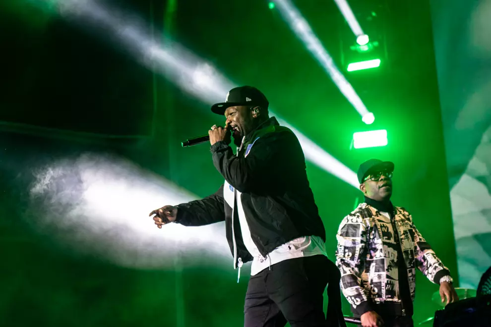 50 Cent @ RNB Fridays Live, Giants Stadium. Photos by Brendan Delavere.