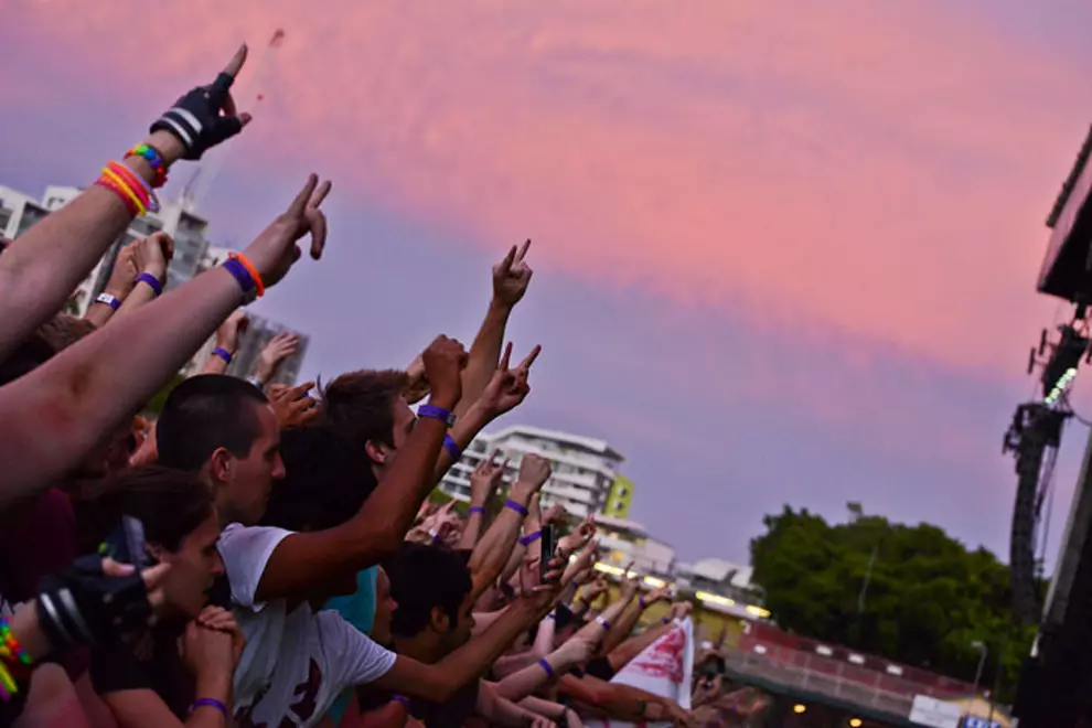Crowd at Soundwave Festival in Brisbane