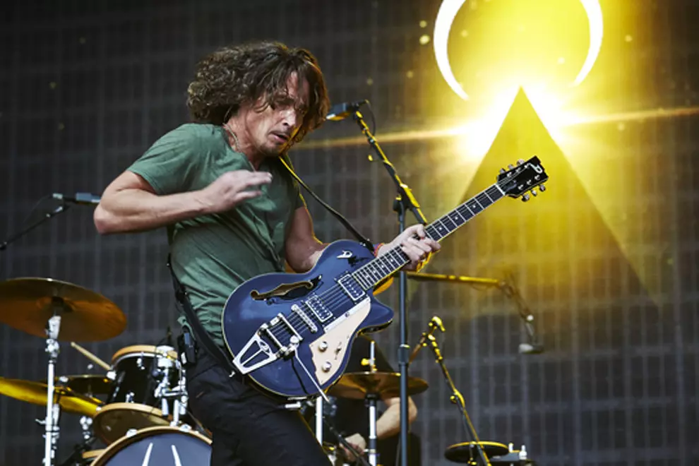 Chris Cornell with Soundgarden @ Soundwave 2015. Pic by Jay Hynes