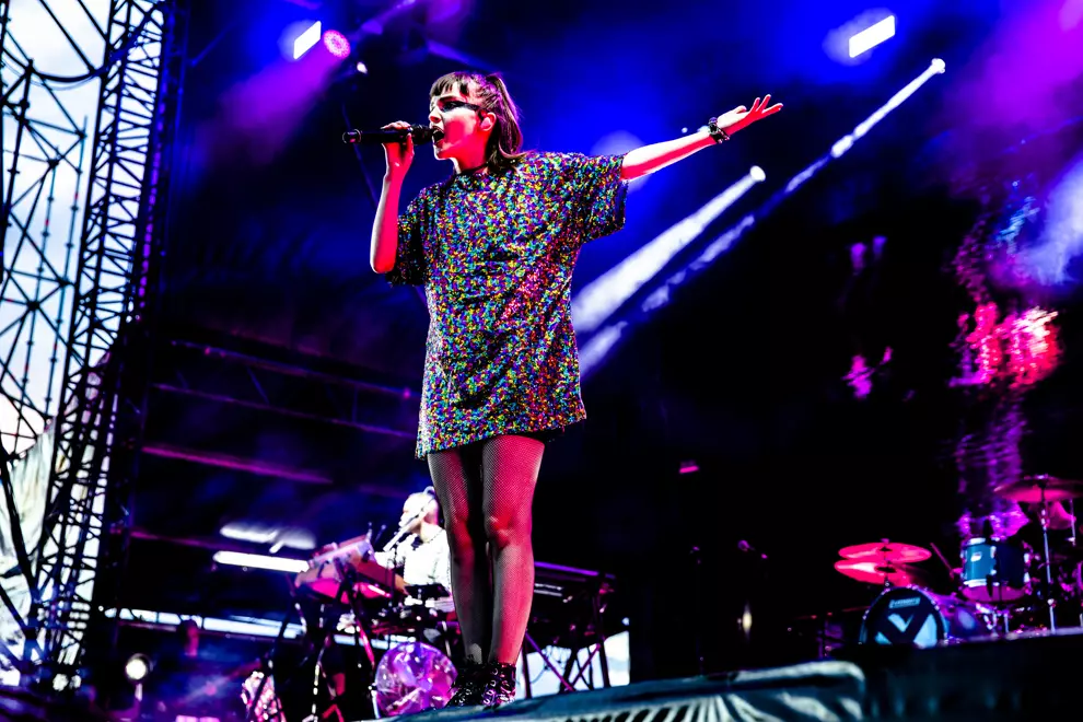 Chvrches @ Spilt Milk Festival. Photos by Lucinda Goodwin.