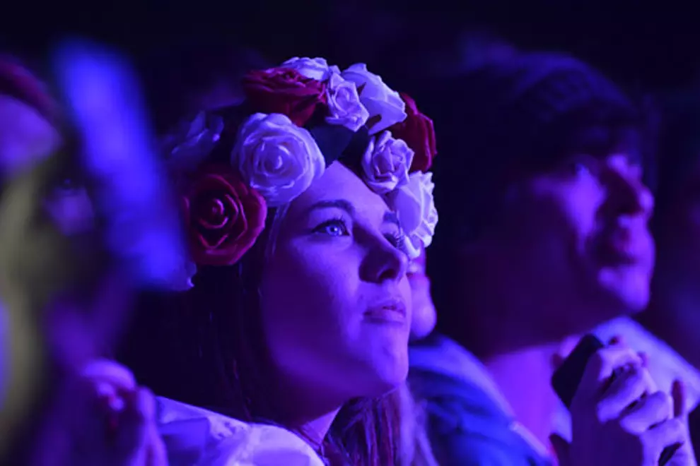 Lana Del Rey fans. Pic by Stephen Booth