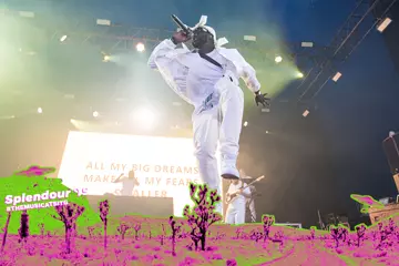  Kwame @ Splendour In The Grass. Pic by Peter Dovgan