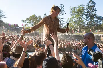 Pond @ Splendour In The Grass. Pic by Peter Dovgan