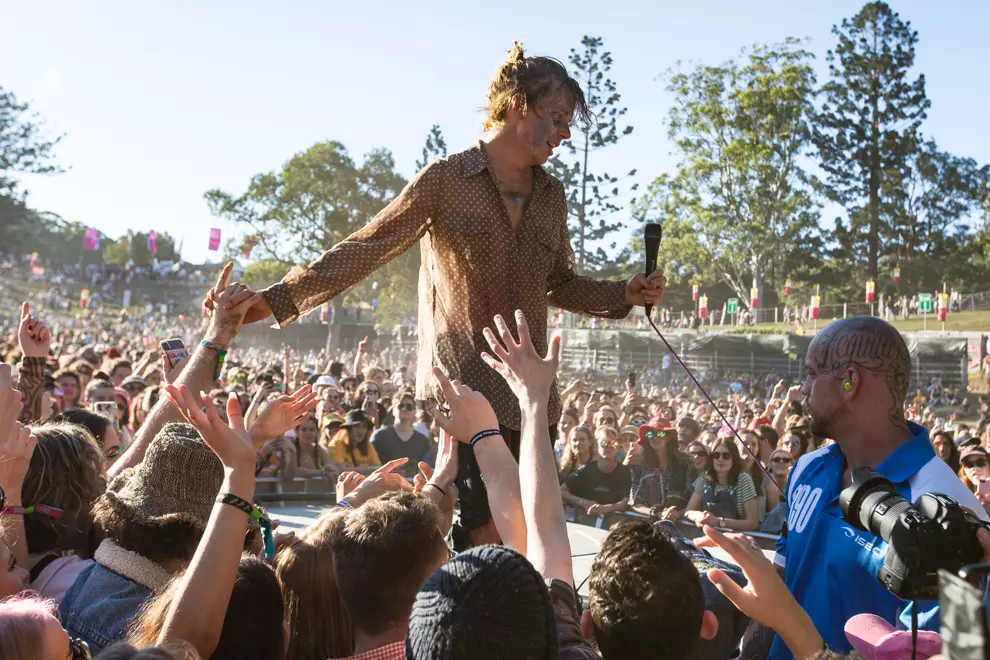 Pond @ Splendour In The Grass. Pic by Peter Dovgan