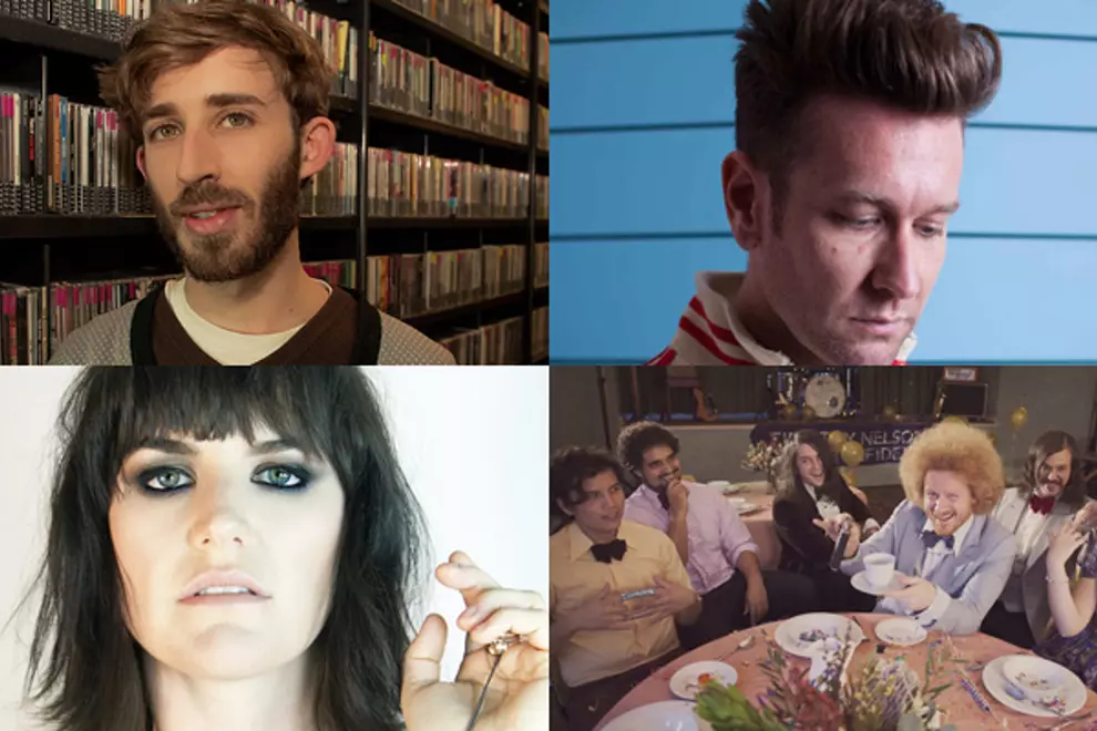 Clockwise from top left: Nick Findlay,Kav Temperly, Abbe May, Timothy Nelson & The Infidels