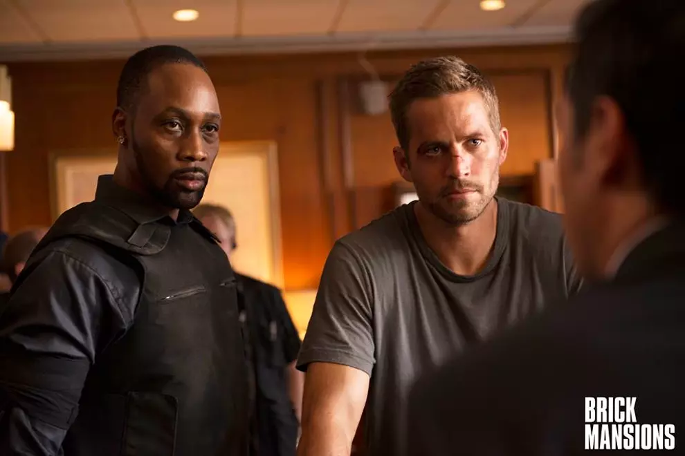 RZA and Paul Walker in Brick Mansions Pic via Facebook