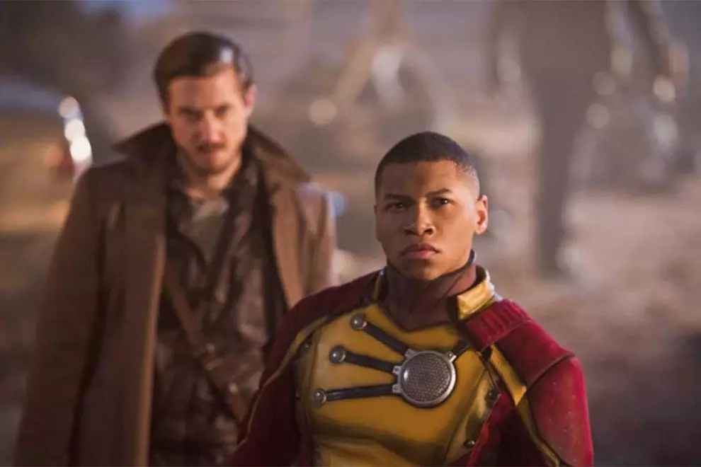 Franz Drameh (front) as Jefferson 'Firestorm' Jackson in 'Legends Of Tomorrow'