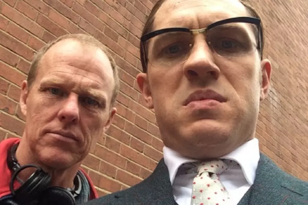 Brien Helgeland with Tom Hardy