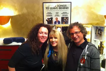 (L-R) Linda Krivé, Stevie Nicks, Lance Krivé