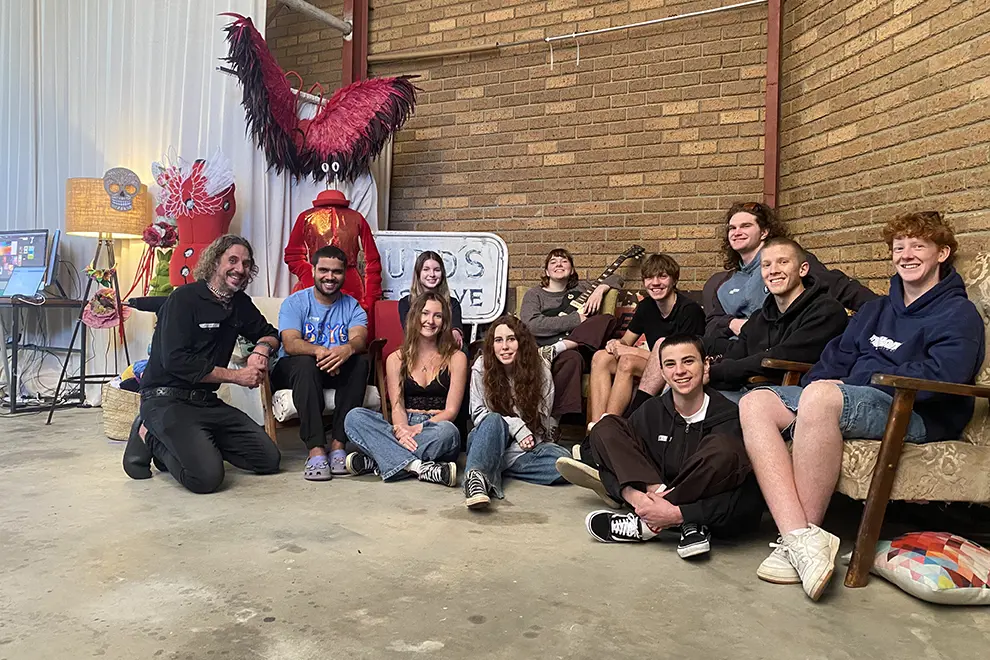 Outset Youth Committee With Project Manager Andrew Davis