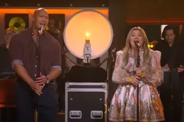 Dwayne ‘The Rock’ Johnson and Kelly Clarkson