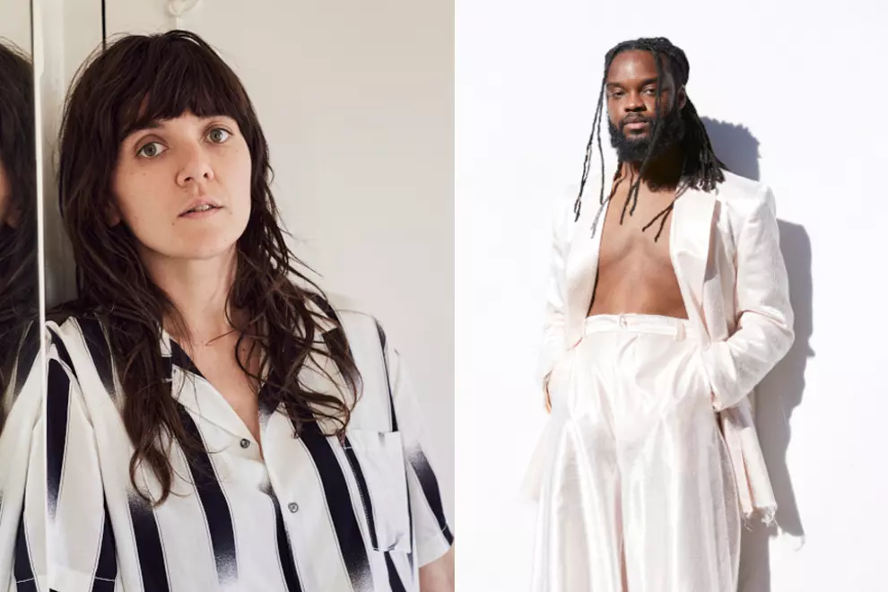 Courtney Barnett (pic by Mia Mala McDonald) & Genesis Owusu (Pic by Bec Parsons)