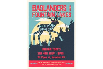 BADLANDERS with Fountain Lakes