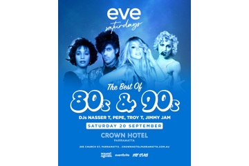 Eve Saturdays presents: Best of 80s and 90s