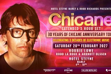 30 Years of Chicane, Australian National Tour | Manly