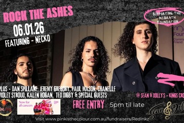 Rock The Ashes : NECKO, Ted Digby, Karl Hogan, Chanelle Violette Dan Spillane, Jeremy Gregory (w/ Paul Mason)
