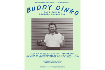 Buddy Dingo Big Birthday Bonanza Weekender - Sydney