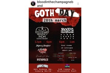 Blood in the Champagne album launch event