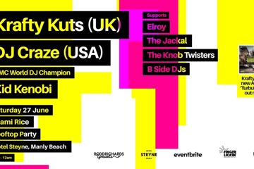 Manly Beach Rooftop Party ft. KRAFTY KUTS & DJ CRAZE