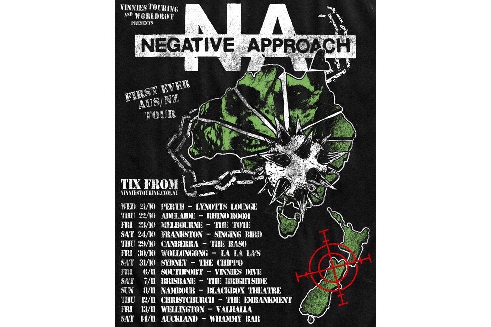 Negative Approach 2026 AUS & NZ Tour - Adelaide
