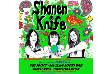 MOLER supporting SHONEN KNIFE