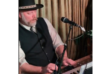 Andy Ray with The Distant South at the 2026 Steel Guitar Austraia Convention