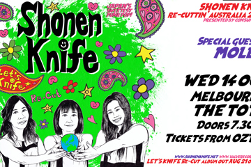 MOLER supporting SHONEN KNIFE