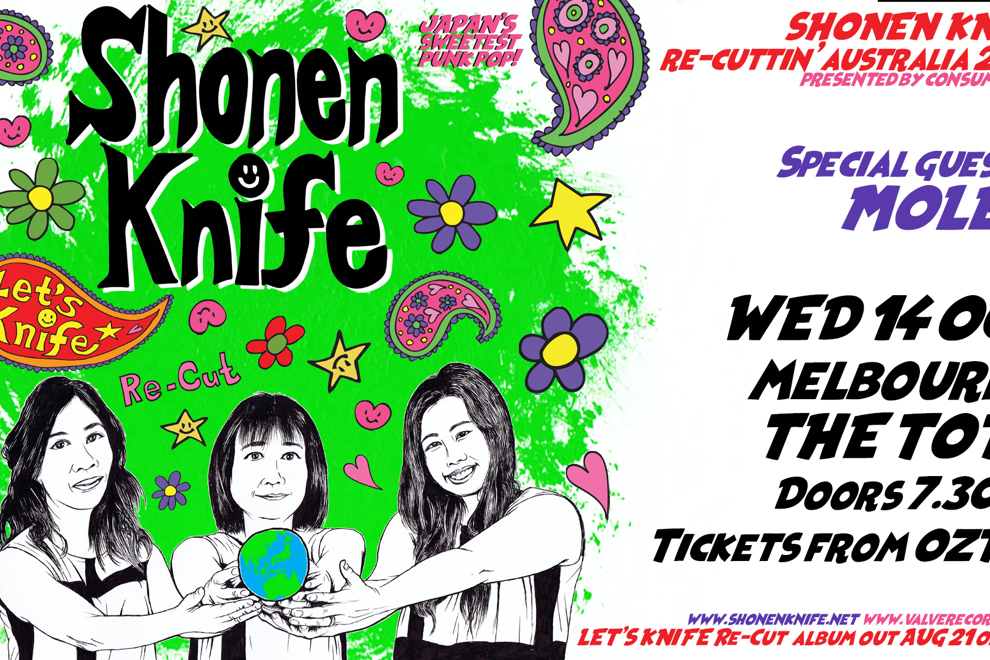 MOLER supporting SHONEN KNIFE