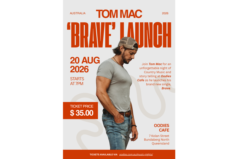 Tom Mac - 'Brave' Single Launch
