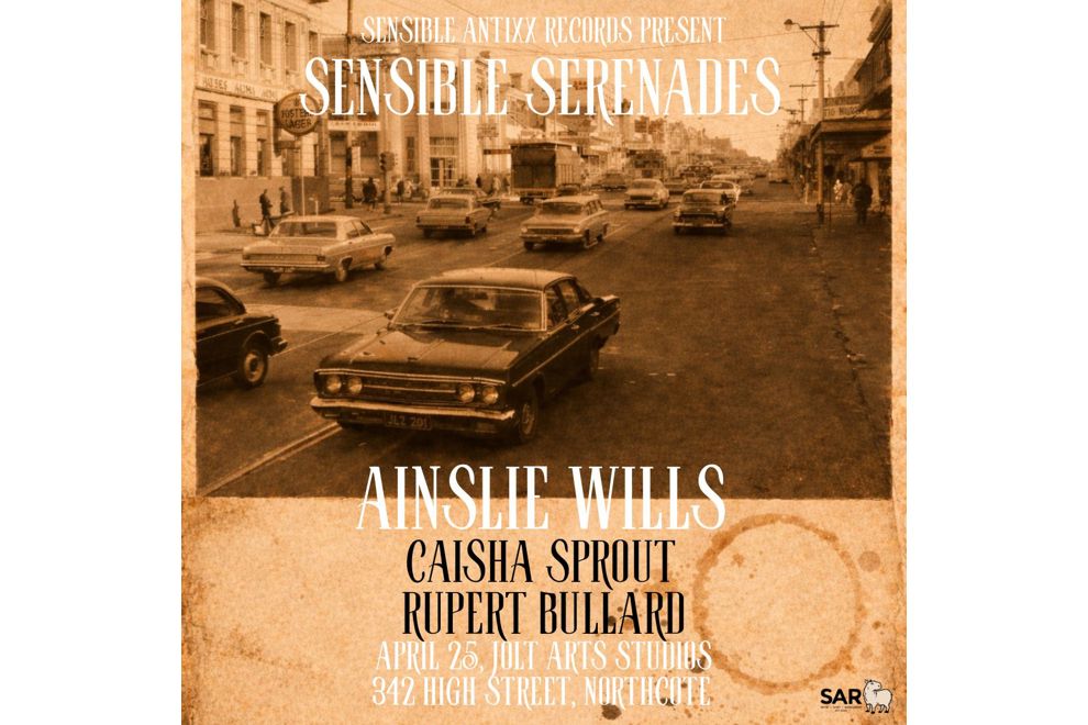 Sensible Serenades: Ainslie Wills, Caisha Sprout and Rupert Bullard