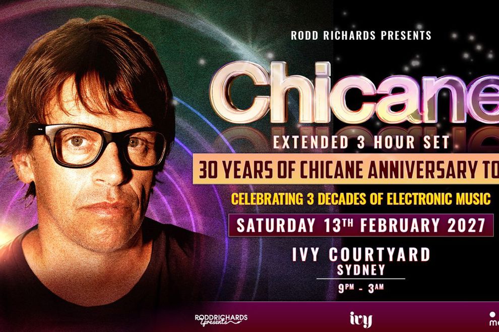 30 Years of Chicane, Australian National Tour | Sydney