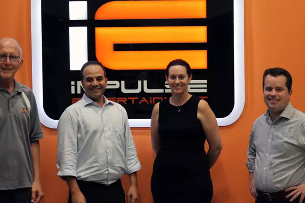 Paul Freney (MusicShop.com.au), David Barzilay (IE Online Manager), Susie Bass (MusicShop.com.au), Craig Thompson (IE Executive Director)