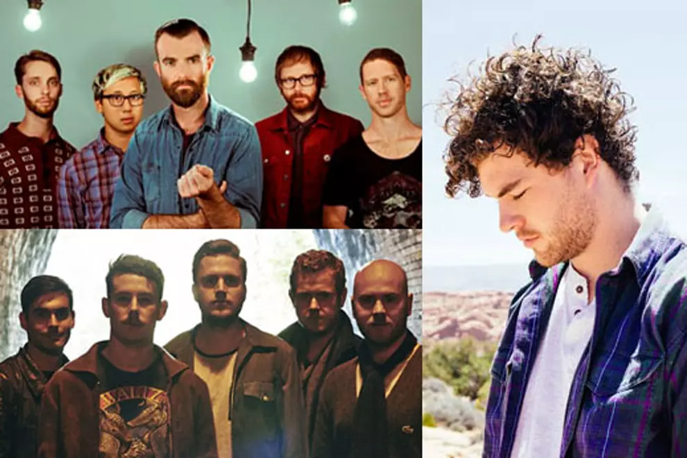 Clockwise from top: Birds Of Tokyo, Vance Joy, Boy & Bear
