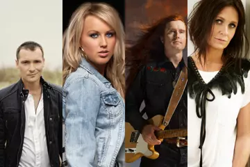 Finalists Adam Brand, Christie Lamb, 8 Ball Aitken and Kasey Chambers