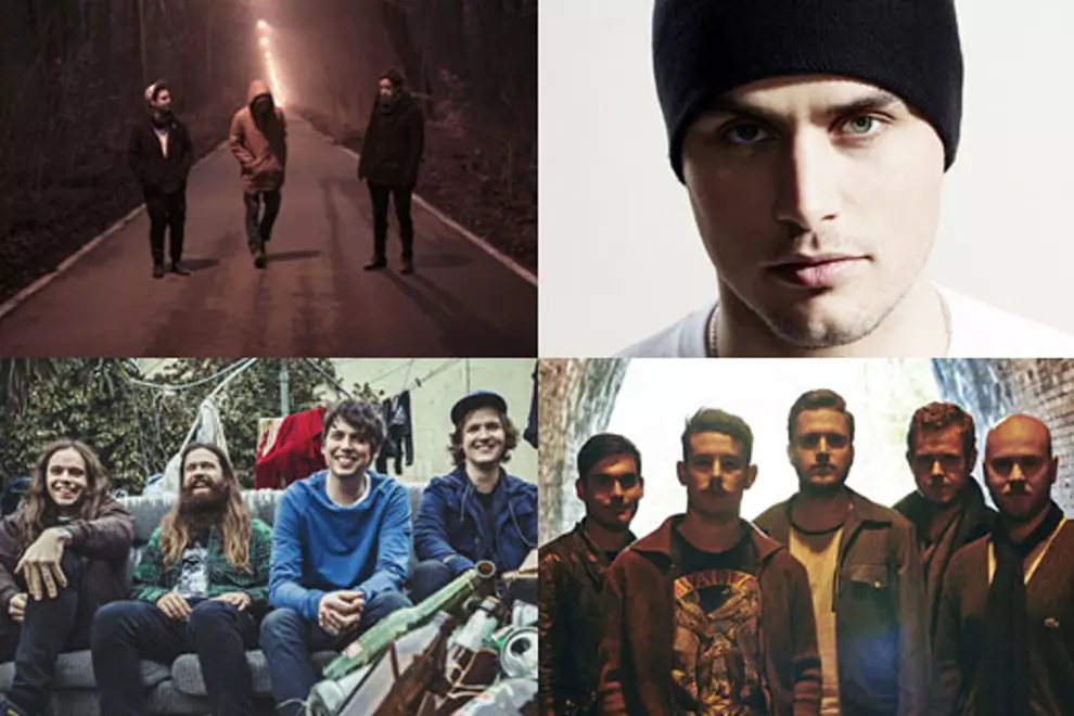 Clockwise from top left: RUFUS, Illy, Boy & Bear, Violent Soho