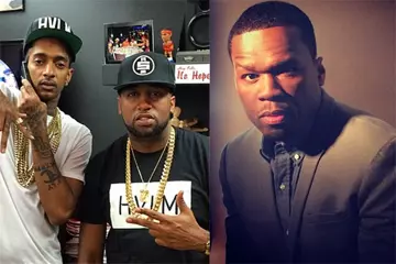 Slowbucks/50 Cent. Pics: Instagram/Facebook