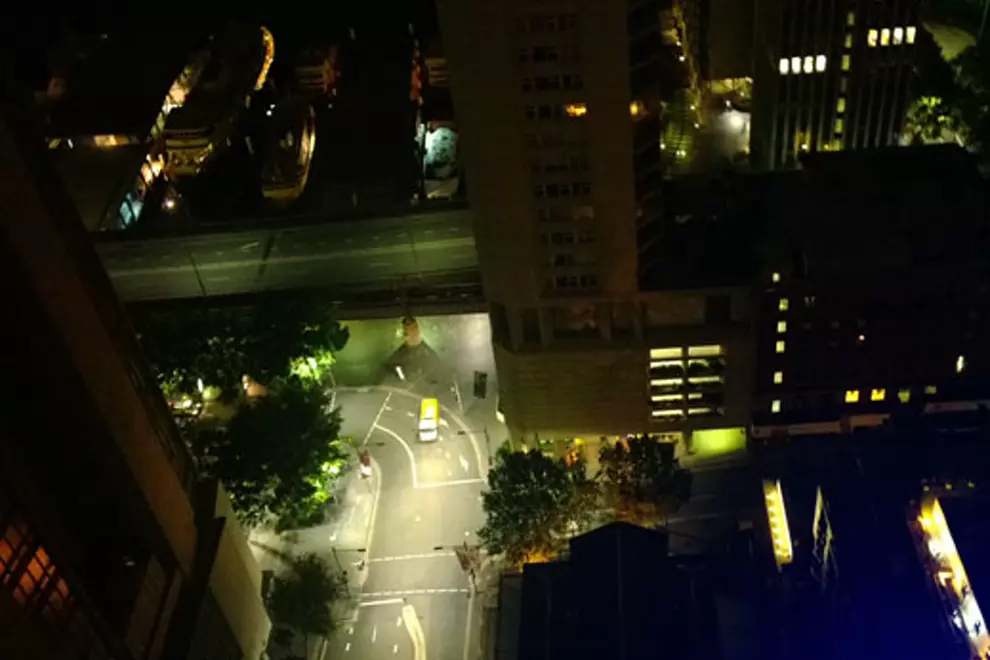 A quiet Sydney from above