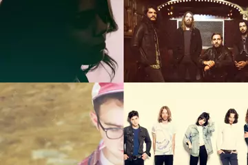 Clockwise from top left: George Maple, Kingswood, The Preatures, Japanese Wallpapers 