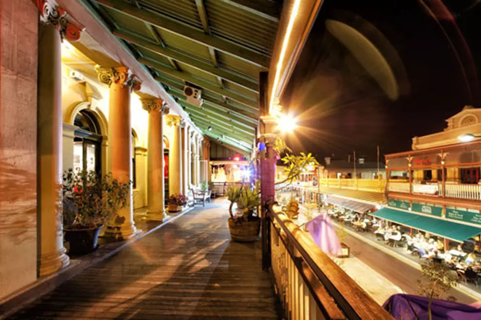 Kulcha venue's balcony. From website