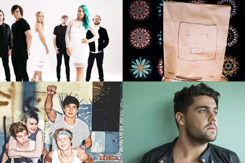 Clockwise from top left: Sheppard, Sia, Dan Sultan, 5 Seconds Of Summer