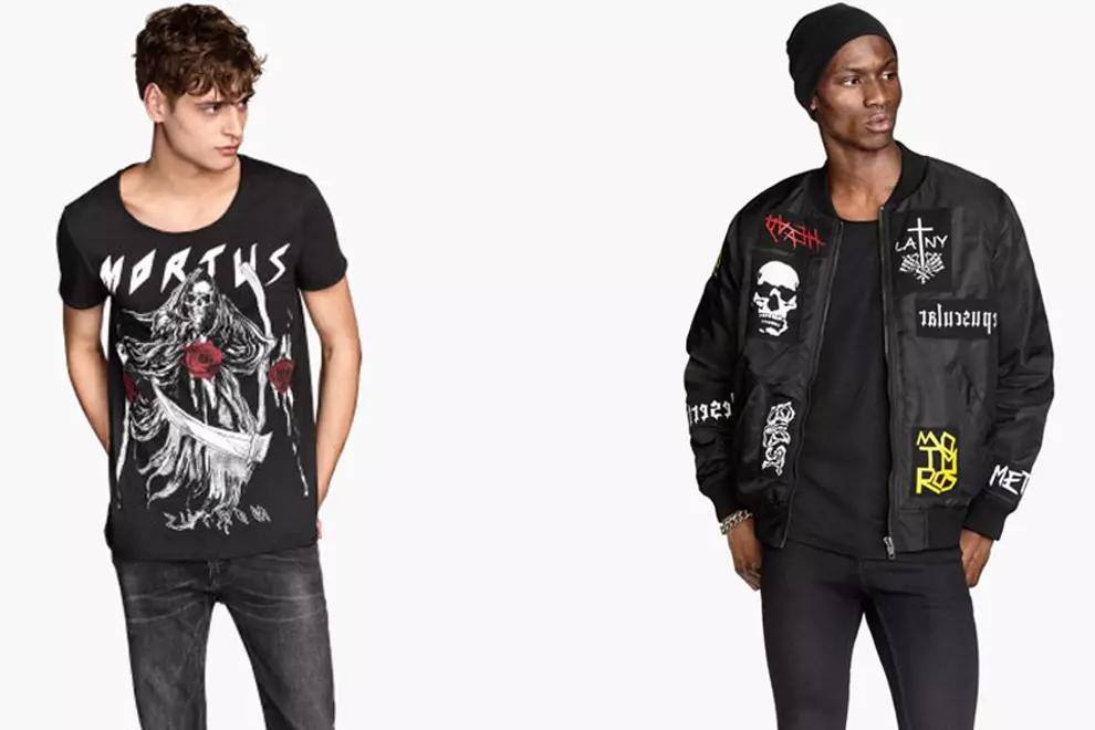 H&M's metal-inspired products
