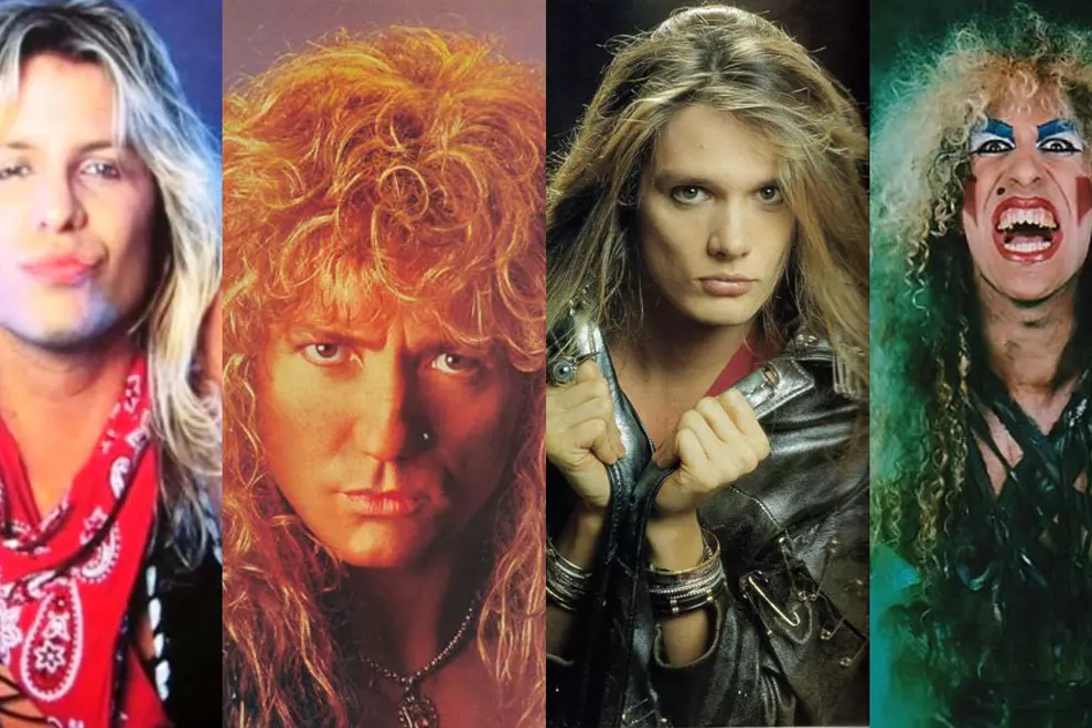 From left: Vince Neil, David Coverdale, Sebastian Bach, Dee Snider
