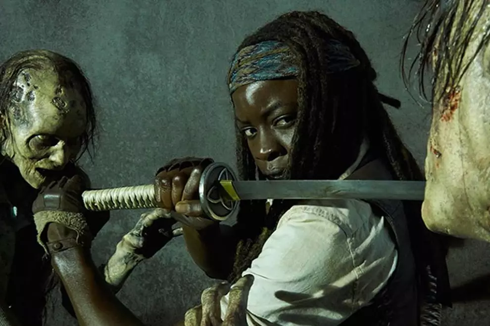 Danai Gurira as Michonne in 'The Walking Dead'