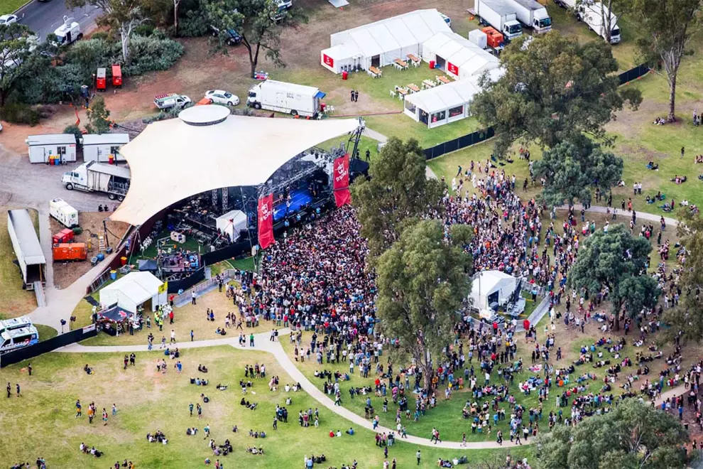 One Night Stand 2014. Pic via triple j