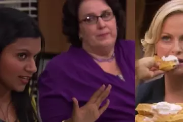 L-R: Mindy Kaling, Phyllis Smith, Amy Poehler