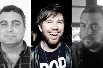 From left: Marc Sousley, Sam Shaw, Blake Rayner